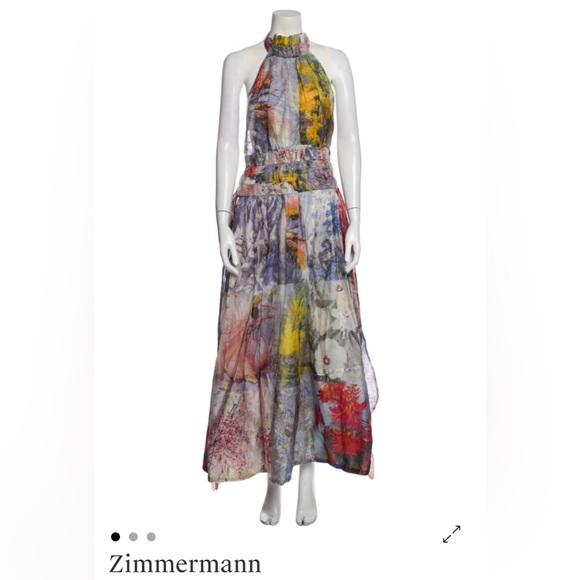 Zimmermann Colorful Floral Maxi Dress - Picture 1 of 6